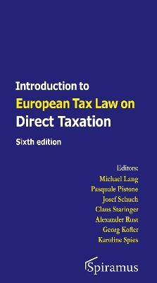 Introduction to European Tax Law: Direct Taxation - cover