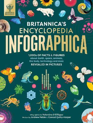 Britannica's Encyclopedia Infographica: 1,000s of Facts & Figures-about Earth, space, animals, the body, technology & more-Revealed in Pictures - Valentina D'Efilippo,Andrew Pettie,Conrad Quilty-Harper - cover
