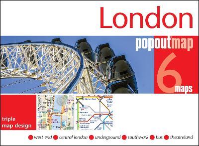 London PopOut Map: 3 PopOut maps in one handy, pocket-size format - cover