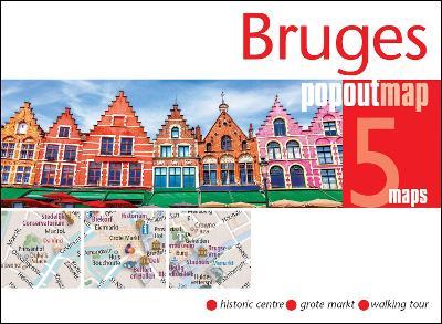 Bruges PopOut Map: Pocket size, pop-up map of Bruges - cover