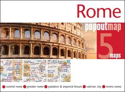 Rome PopOut Map: Pocket size, pop up city map of Rome - cover