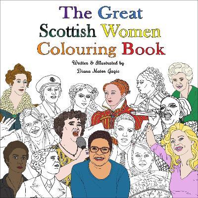 The Great Scottish Women Colouring Book - cover