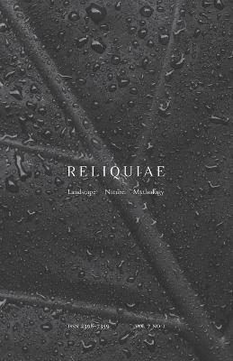 Reliquiae: Vol 7 No 1 - cover