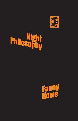 Night Philosophy - Fanny Howe - cover