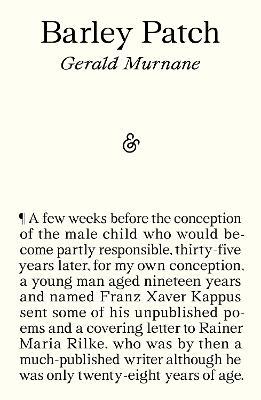 Barley Patch - Gerald Murnane - cover