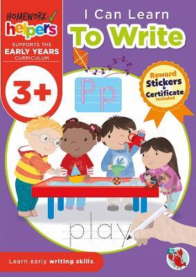 Home Learning: 3+ I Can Learn To Write - cover