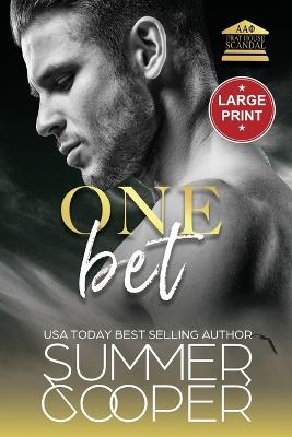 One Bet: A Second Chance New Adult Romance (Large Print) - Summer Cooper - cover