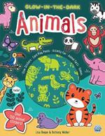 Glow-in-the-Dark Animals Sticker Activity