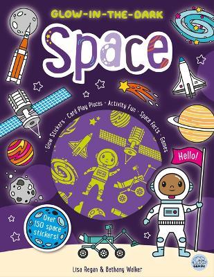 Glow-In-The-Dark Space Sticker Activity - Lisa Regan - cover