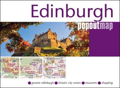 Edinburgh PopOut Map - pocket size, pop up map of Edinburgh city centre - cover