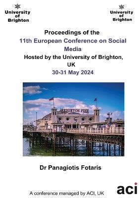 ECSM 2024-Proceedings of the 11th European Conference on Social Media - cover