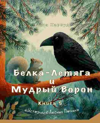 The Flying Squirrel and the Raven/Белка-Летяга и Мудрый Ворон: A Forest Tale of Friendship and Kindness - Viktoria Harwood - cover