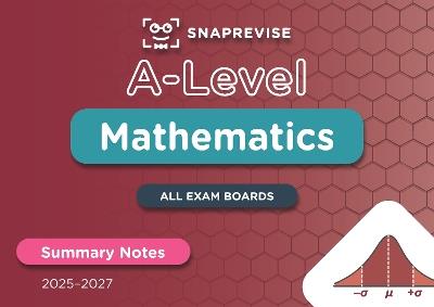 SnapRevise A-Level Maths Summary Notes - cover
