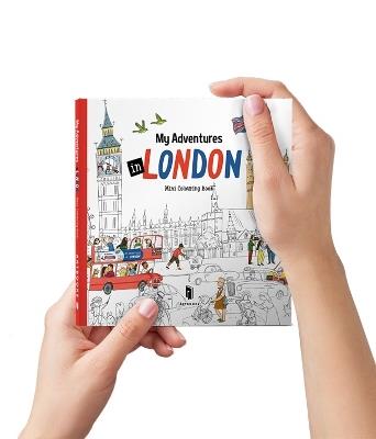 MY ADVENTURES IN LONDON: MINI COLOURING BOOK - cover