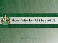 Rhodesian Combined Forces Roll of Honour 1966-1981 - Adrian Haggett - cover
