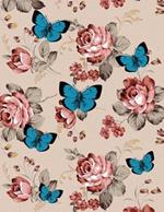 Flexi Journal Blue Butterfly with Flowers