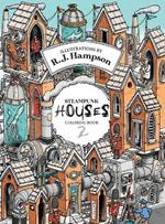 Steampunk Houses 2 Colouring Book