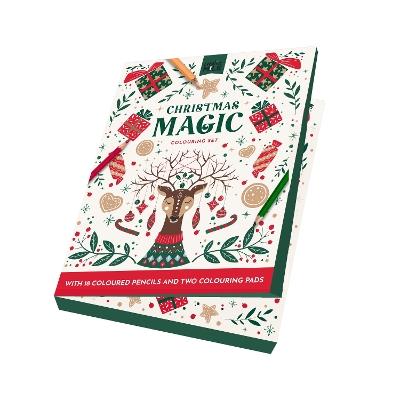 Christmas Magic Adult Colouring Set - cover
