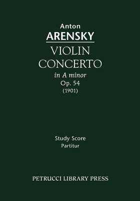 Violin Concerto, Op.54: Study score - cover