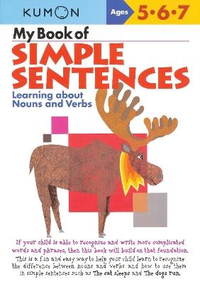 My Book of Simple Sentences: Nouns and Verbs - cover