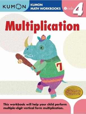 Kumon Grade 4 Multiplication - cover