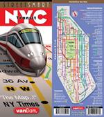Streetsmart NYC Transit Map by Vandam: Transit Edition