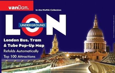 London Transit UNFOLDS Pop-Up Map: Top 100 locations - Stephen Van Dam - cover
