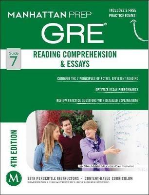 GRE Reading Comprehension & Essays - Manhattan Prep - cover