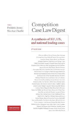 Competition Case Law Digest, 5th Edition - A Synthesis of EU, US and National Leading Cases - cover