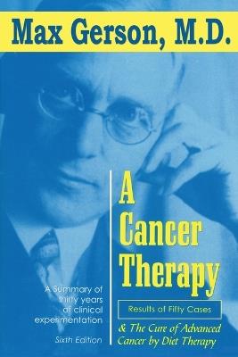 A CANCER THERAPY - MAX GERSON - cover