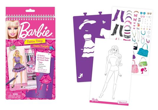 Barbie. Compact Sketch Portfolio Style