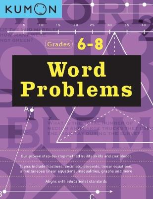 Kumon Word Problems Grades 6/8 - cover