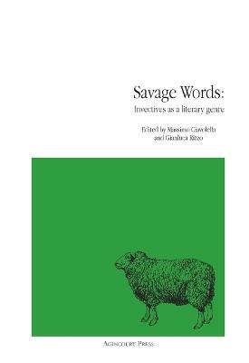 Savage Words: Invectives as a literary genre - cover