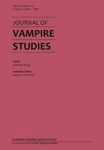 Journal of Vampire Studies: Vol. 1, No. 1 (2020)