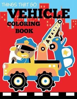 Vehicle Coloring Book - Dp Kids - cover