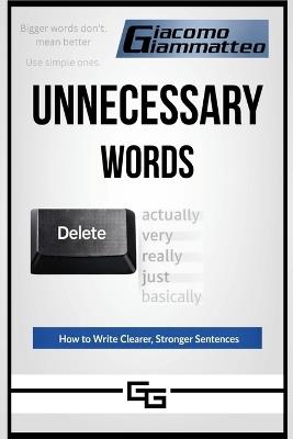 Unnecessary Words - Giacomo Giammatteo - cover