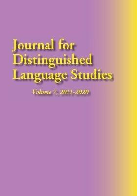 Journal for Distinguished Language Studies, Vol. 7, 2011-2020 - cover