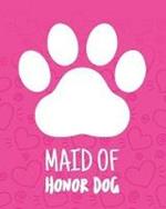 Maid Of Honor Dog: Best Man Furry Friend Wedding Dog Dog of Honor Country Rustic Ring Bearer Dressed To The Ca-nines I Do