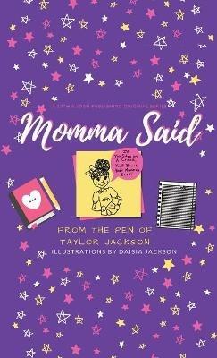 Momma Said - Taylor Jackson - cover