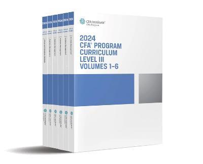 2024 CFA Program Curriculum Level III Box Set - CFA Institute - cover