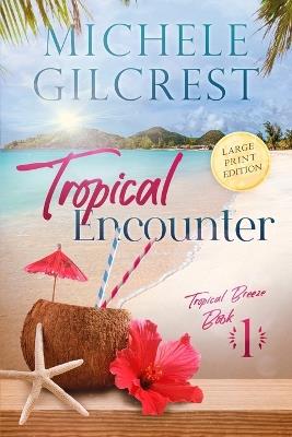 Tropical Encounter LARGE PRINT (Tropical Breeze Book 1) - Michele Gilcrest - cover