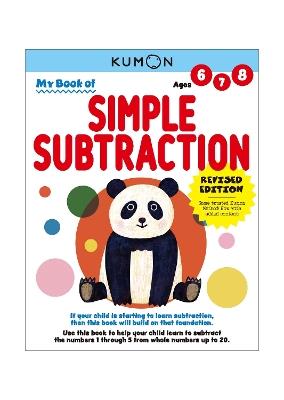 Kumon My Book of Simple Subtraction - cover