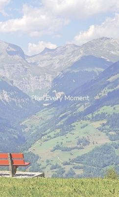 Hardcover Monthly Planner Mountain Theme: 5.5x8.5 Fillable Blank Templates Undated Calendar for Office, School or Home, Sun-Sat, Pages For Notes, List And To-Do Agenda Daily Calendar and Gratitude Journal to Help Productivity - Time Management And Happiness - Chuckling Coyote Prints - cover