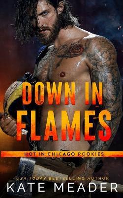 Down in Flames (a Hot in Chicago Rookies Novel) - Kate Meader - cover