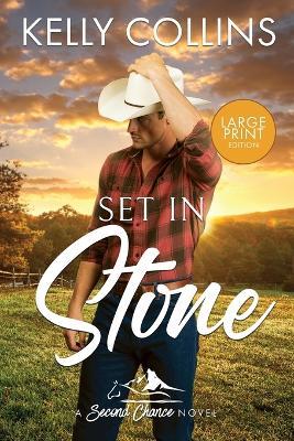 Set in Stone LARGE PRINT - Kelly Collins - cover