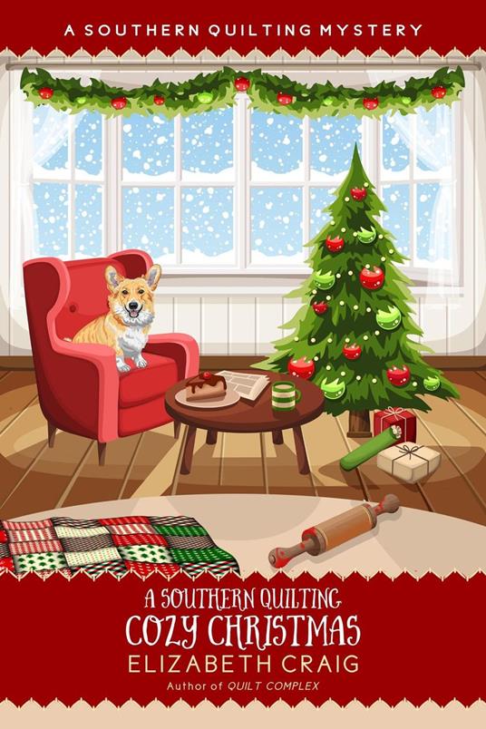 A Southern Quilting Cozy Christmas - Elizabeth Craig - ebook