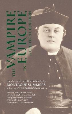 Vampire in Europe: A Critical Edition - Montague Summers - cover