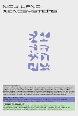 Xenosystems - Nick Land - cover