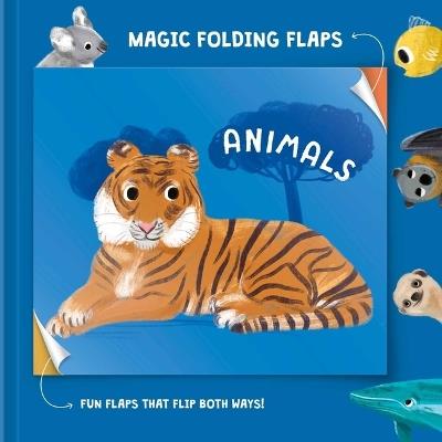 Magic Folding Flaps - Animals - Little Genius Books - cover