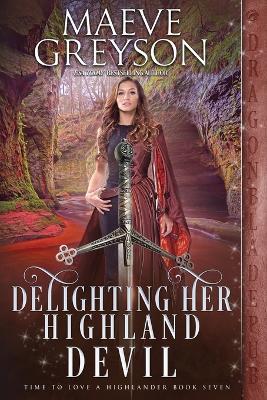 Delighting Her Highland Devil - Maeve Greyson - cover